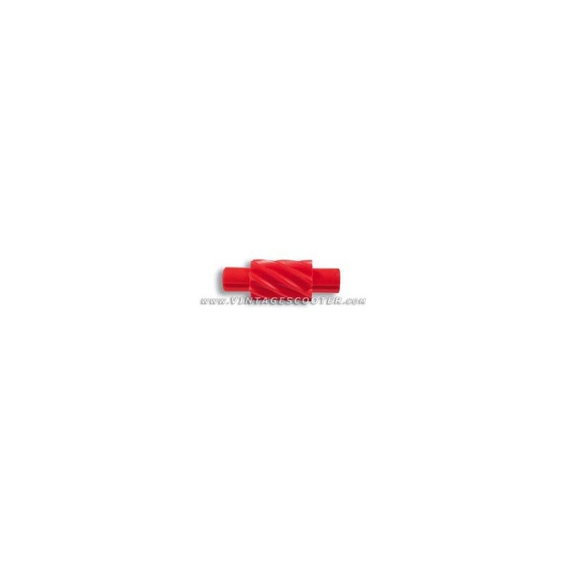 Engrenage De Transmission De Compteur Vespa 50/125 Prim, 8 Dents/Rouge Engrenage De Transmission De Compteur Vespa 50/125 Prim, 8 Dents/Rouge